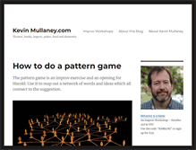 Tablet Screenshot of kevinmullaney.com